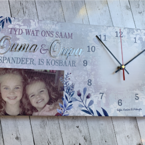 Personalised Family Clock