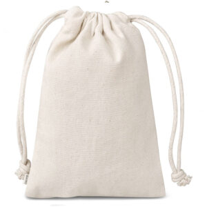 Mini Cotton Drawstring Pouch